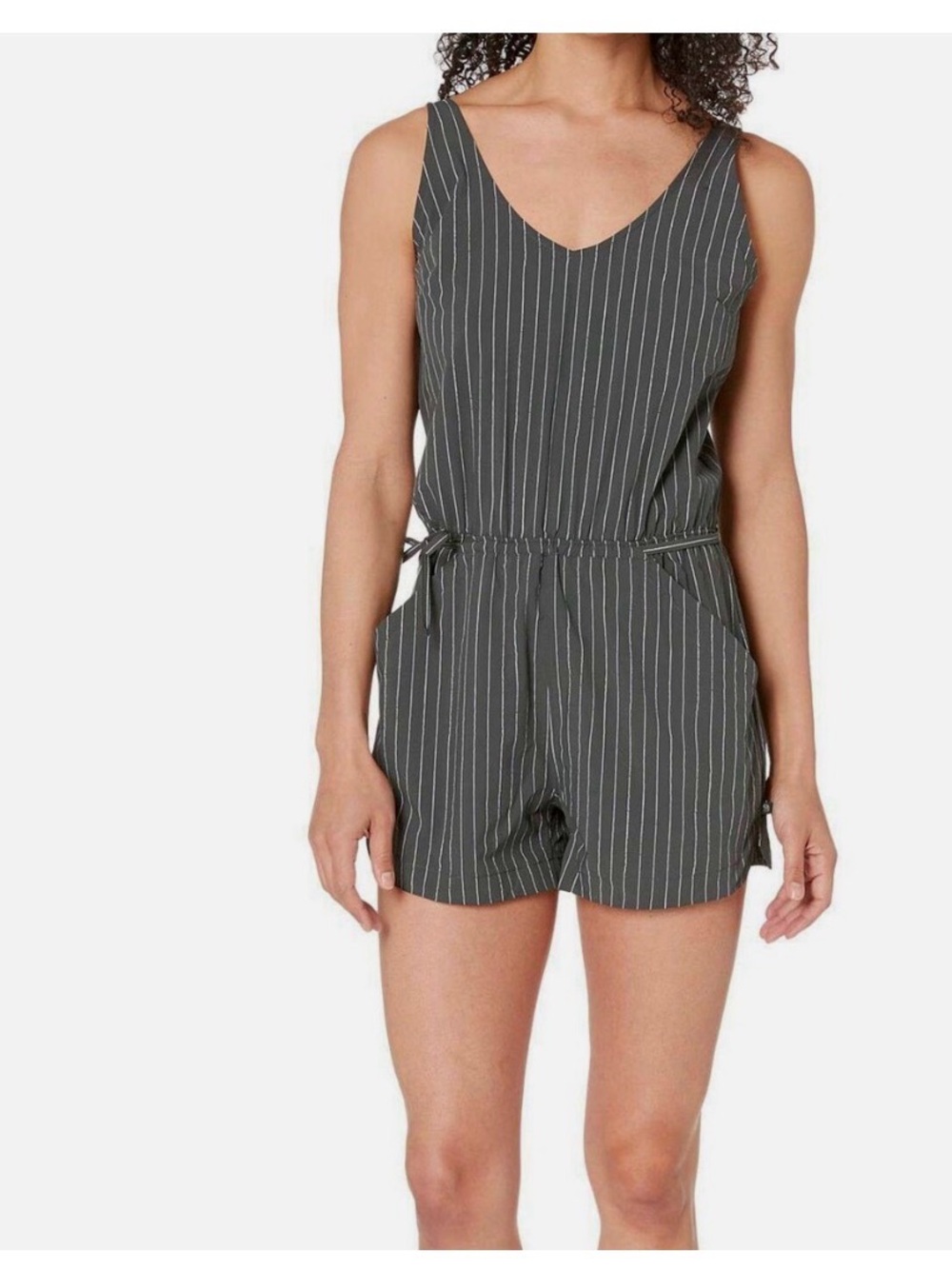 Mountain hardware Sleeveless V-Neck Romper in navy